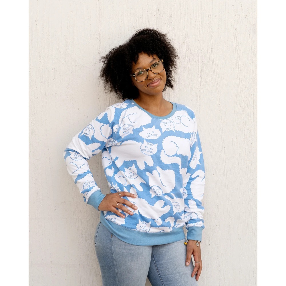Baby Cats of California Adult Cloud Cat Sweatshirt Size 2 (Small) NIP